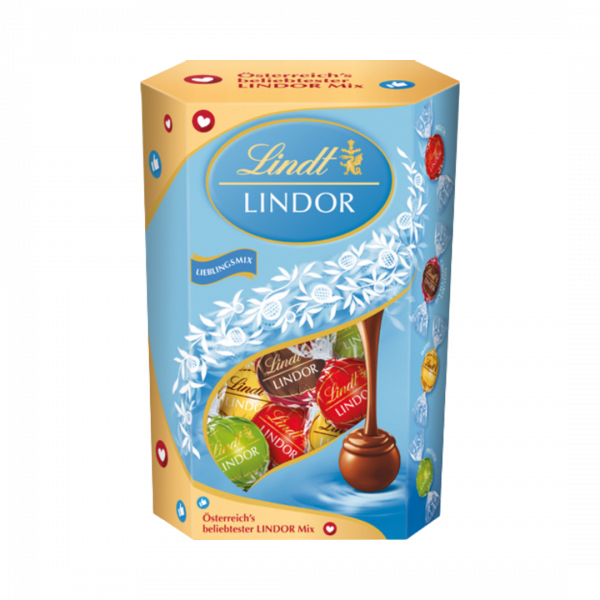 Lindt Lindor Kugeln Lieblingsmix 4 Sorten, 200g